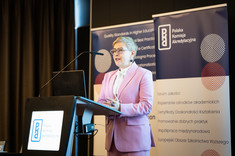 Wystąpienie prof. M. Mrówczyńskiej,