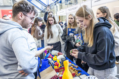Stoisko Politechniki Rzeszowskiej na targach Edu Salon,